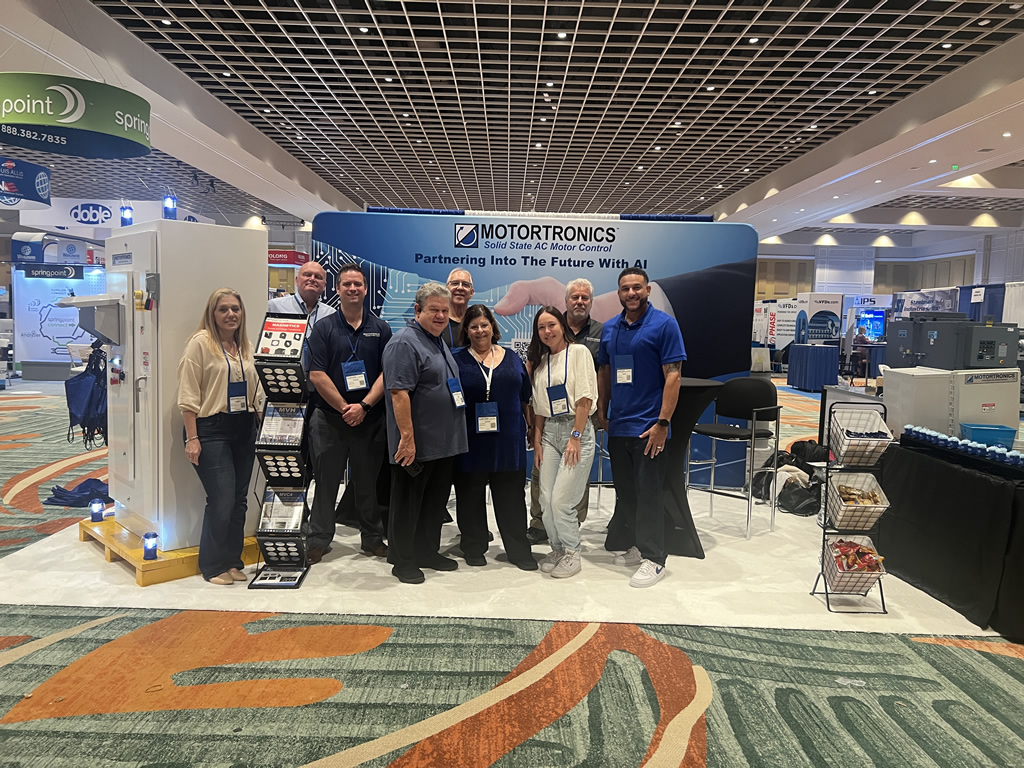 Motortronics booth at EASA 2026 — overview