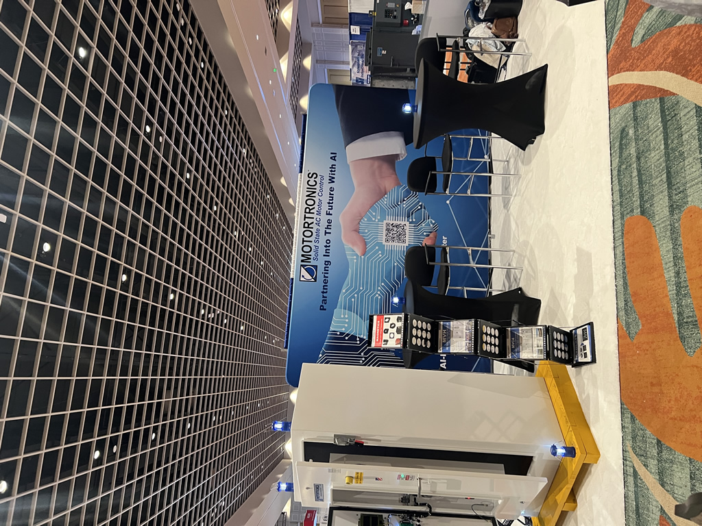 Motortronics booth display at EASA 2026